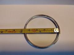 Marathon 925 Sterling Silver Children’s Bangle Bracelet 6.5 in. Circumference