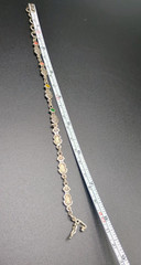 Unisex 950 Sterling Silver Tumi Bracelet from Pre-Columbian Culture