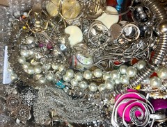 3 Lbs Pounds Unsorted Huge Lot Jewelry Vintage Now Junk Art Craft Treasure Fun
