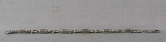 Vintage sterling silver BRACELET 6 different semiprecious stones marked RDC