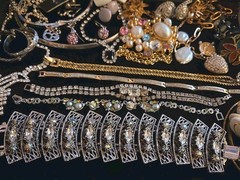 Huge Jewelry Lot Vintage to Modern All Wearable 100+ Pieces Avon, Monet, 925