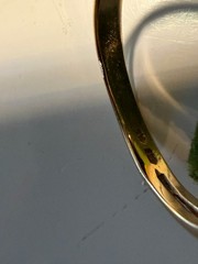 Vintage SOLID 14KT Gold Stamped Pearl Size 7 Ring 2.78g New Old Stock!