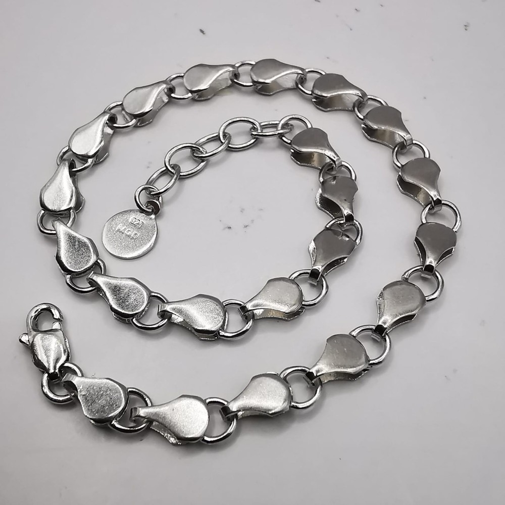 Vintage Beautiful Bracelet Jewelry,925 Sterling Silver, Handmade 5,04g
