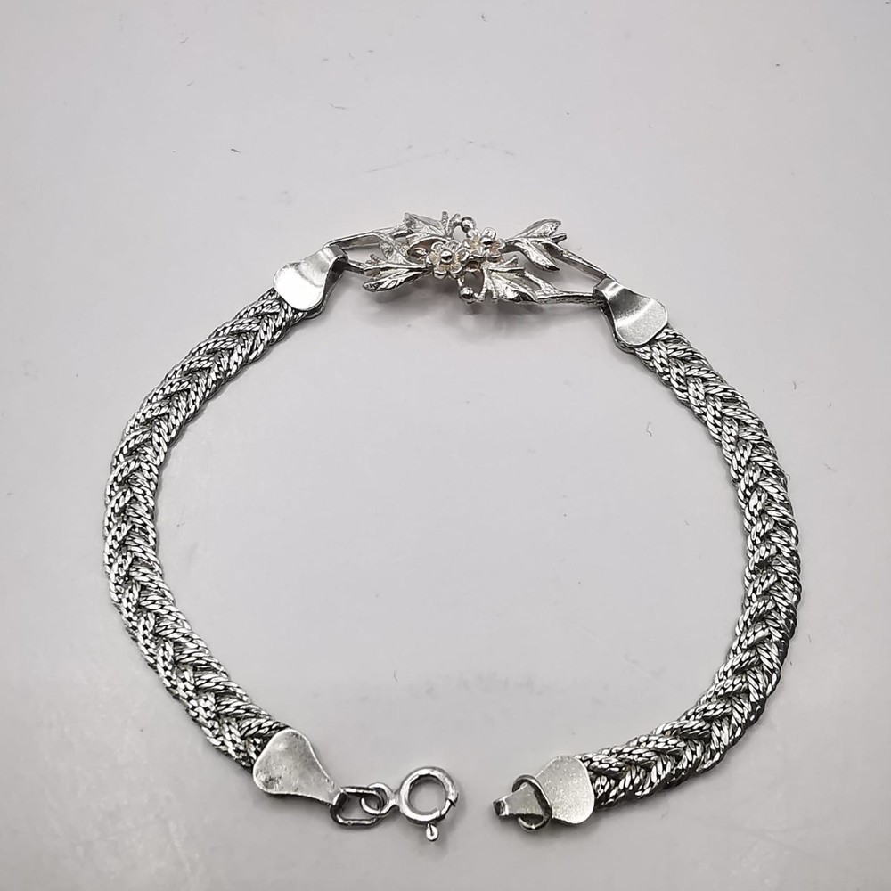 Vintage Very Beautiful Bracelet Jewelry,925 Sterling Silver, Handmade,seal, 8,17