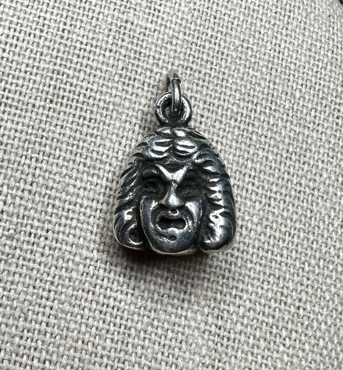 Vintage Sterling Silver Pop Culture Icon Charm 70’s Who Is It?