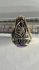 Men’s Vintage 10K Yellow Gold 1977 Holy Cross Class Ring-Size 11.