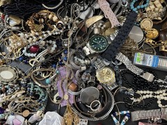Huge Vintage Jewelry & Watch Lot: Estate Finds, Necklaces, Bracelets 12lbs Mix