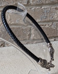 1996 Bruce Cabot Style Alligator Head Choker Necklace