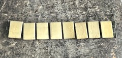Antique Persian Hand Painted 8-Panel Story Bracelet on Bone Pin & Barrel Lock