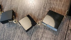 MMA Metropolitan Museum of Art Tiffany Mosaic Lucite Necklace