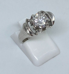 Vintage rings made of 925 silver, Size 6.75 . Weight 4.26 g.Jewelry from Ukraina