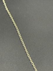 Vintage 18″ Sterling Silver Tigers Eye Pendant Necklace 6 Grams E20
