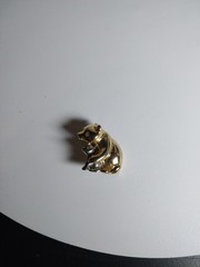 Vintage Gold & Silver Tone Mom Mama Bear & Cub Pin Brooch Pin Mother’s Day Gift