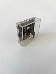 June Fogerty 3-D Art Brooch Pin Bolo Tie One of a Kind OOAK Original Signed 1990