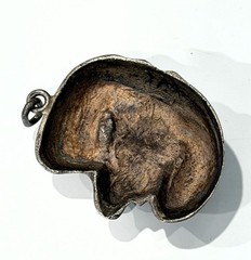 2 Antique 1920s Dutch Abstract Silver Pendant by: Erich Wichman (1890 – 1929)