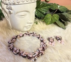 Louis Rousselet For Chanel 1930’s OR 1950’s ERA Stunning And Glamorous Pink Set!