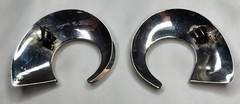 Suzanne St. Clair Vintage Retro 925 Sterling Silver Stud Earrings 1970s – 1980s