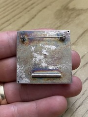 Vintage Sterling Silver 925 Tested Estate Acquired Modernist Abstract Brooch Pin
