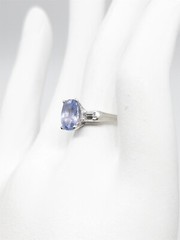 Antique 1920s $8000 2.30ct NO HEAT Certified Blue Sapphire Diamond Platinum Ring