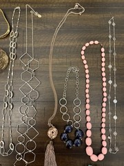 Vintage Jewelry Necklaces And Bracelets Lot Of 26 Assorted