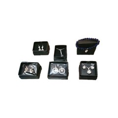 New AVON Pierced Earrings, Necklaces Bracelet w/ Heart Rhinestone Charm Lot Of 9