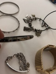 Costume Jewelry Lot Ann Kline Watch Not Working Just Needs New Battery .
