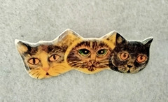 Handmade Cat Brooch (124 – 1837)