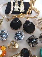 Costume Jewelry Lot Many Signed Lisner Monet Park Lane Napier W Germany Japan +
