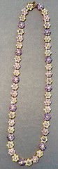 Stunning Vintage 16″ UTC Multi-color Floral Necklace Citrine, Lilac, pink topaz