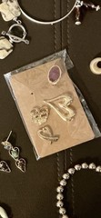 Jewelry Lot Vintage Zebra Jasper 12 Earrings 4 Bracelets 1 Necklace 4 Pins 21 Pc
