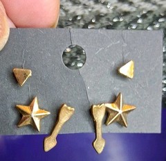 Posts Metal Silver Brass Gold Shapes Lot Of 20+ Various Shapes (No Precious Mtl)