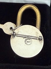 Vintage Taxco Sterling Lock Pin