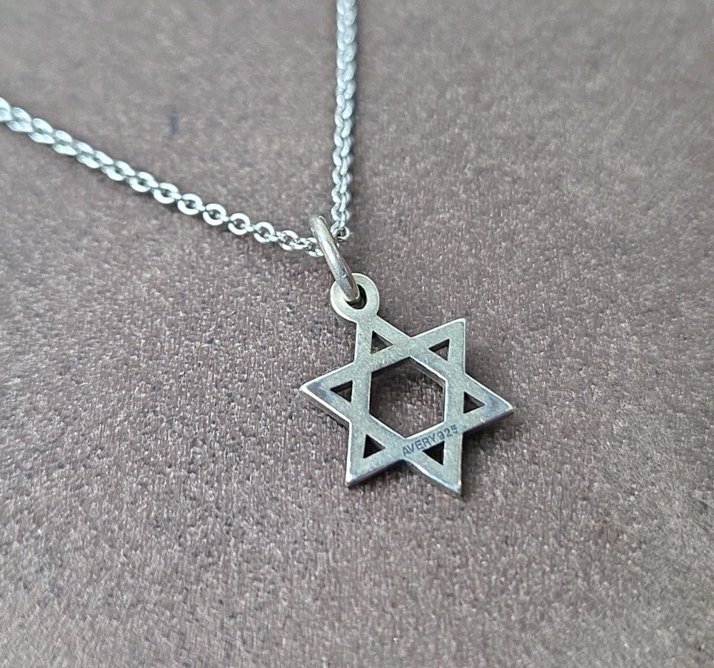 JAMES AVERY 925 STERLING SILVER STAR OF DAVID NECKLACE