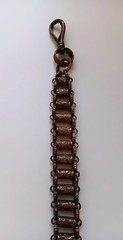 Antique Ornate Victorian Era Silver Plate Brass Book Chain Sword Hanger/watch