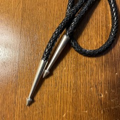 Zuni Bolo Tie, 211 Stones, Larry Moses Begay, Made From Belt Buckle