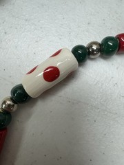 Vtg Flying Colors Christmas Ornaments Necklace ND