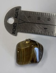 Vintage Tigers Eye Necklace Pendant (No Chain Included)
