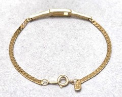 Givenchy G Logo Plate Bracelet 18cm Used Waterproof