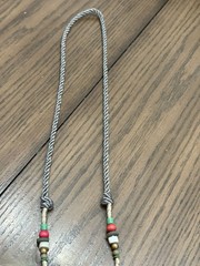 Vintage Dorian Designs 1989 Elephant Necklace RARE Colorful articulating SIGNED