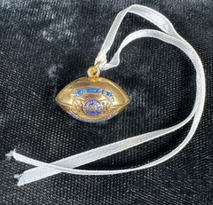 ✨Vintage Football Charm Yellow Gold 1/10 10K 1968 Western High Champions