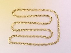 Estate Italian 18K Gold Solid Anchor Mariner 4.2mm /25″ Unisex Chain | 24.8grams