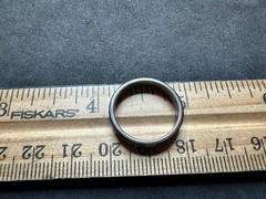 1.73g Vintage Sterling Silver 925 Channel Set Sparkling Band Ring Size 6 M