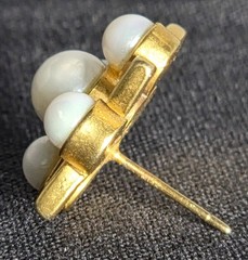 Vintage Metropolitan Museum Of Art MMA 1985 Earrings with 14k Gold Posts