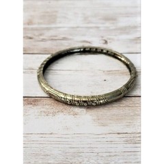 Vintage Bracelet / Bangle Stunning Ornate Brass Tone Bangle