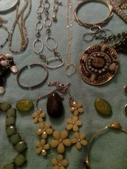 Junk Drawer Lot Vintage Estate 3.9 Lbs All Wearable