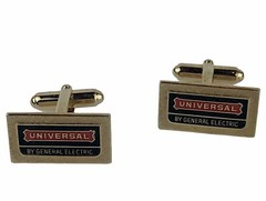 Vintage Universal by General Electric Gold Tone Collectible Cufflinks