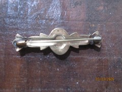 Antique Victorian Bar Pin Brooch Ornate Design 2 1/4″