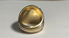 Men’s Vintage 10K Yellow Gold 1977 Holy Cross Class Ring-Size 11.