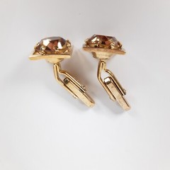 Vintage Cuff Links Mesh Bullet Back Toggle Stones Gems Jewelry Mens Lot