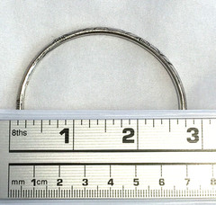 VINTAGE STERLING SILVER BANGLE WEST INDIES ISLAND POD CUFF BRACELET 16g